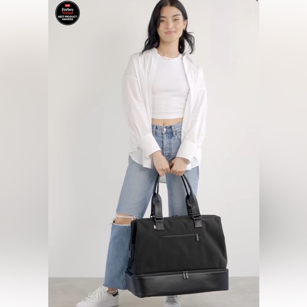 BEIS Black Travel Bag